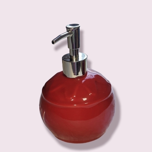 Rae Dunn "Merry" Ornament Soap Pump Dispenser NWOT - Picture 3 of 8